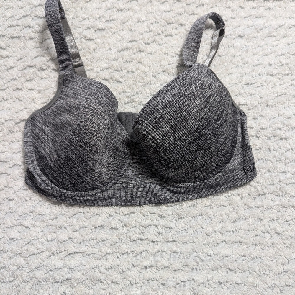 Nautica Intimates Everyday Bra Womens Size 38C Heather Gray Underwire